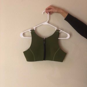Hoaka Swimwear Neoprene “Ellie Khaki” Bikini Top